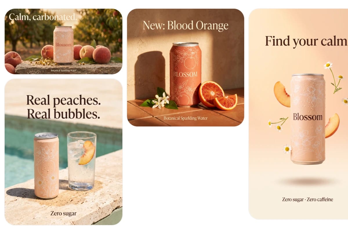 Terrads create flow: generated ad variations in feed and story sizes